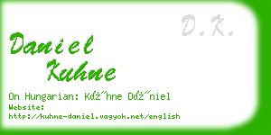 daniel kuhne business card